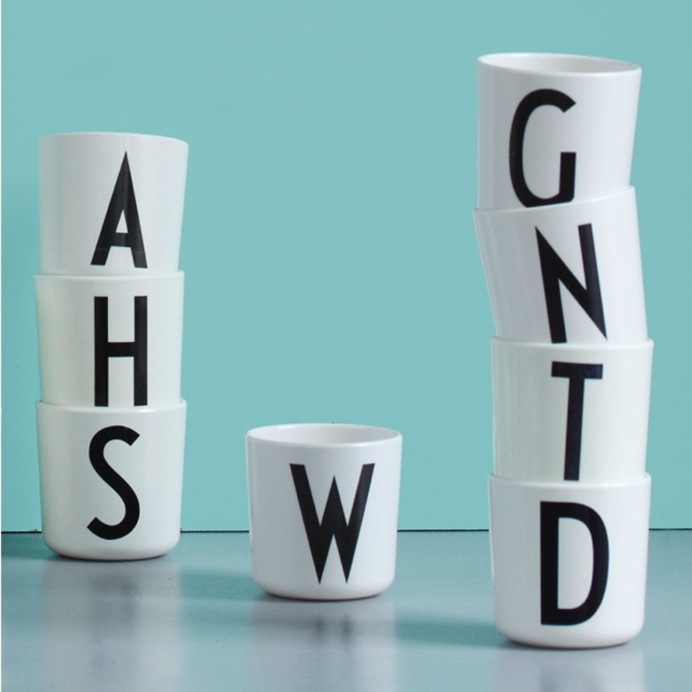 Design Letters Melamine Kids Cup Letter “I” NIB